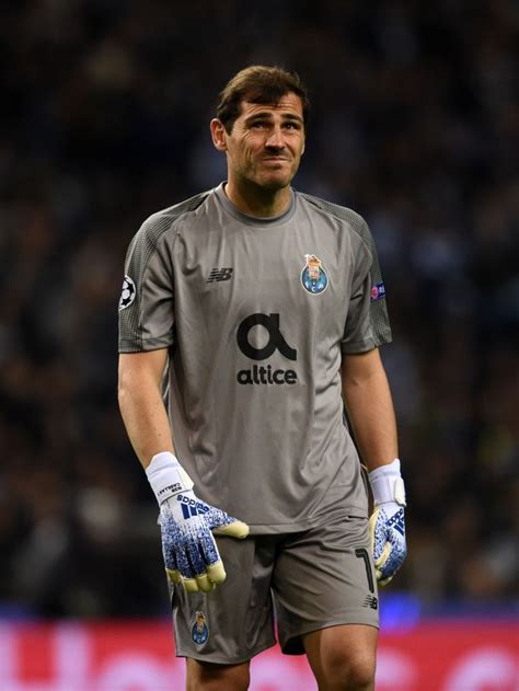 Porto Portugal April 17 Iker Casillas Of Porto Reacts After The