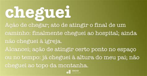 Cheguei A Pouco Tempo