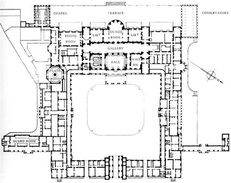 Buckingham Palace Buckingham Palace Floor Plan Castle Floor Plan