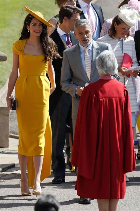 Neither george nor amal want the wedding to be a public affair — and her family really doesn't either. clooney and alamuddin, 36, definitely want kids asap, the insider says. Amal Clooney Wearing Yellow Stella McCartney Dress to ...