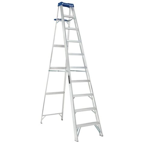 Louisville Ladder As2110 10 Ftaluminum Step Ladder Type I 250 Lbs