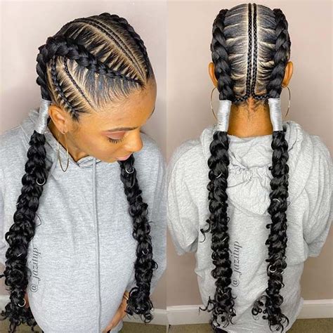 21 Bohemian Feed In Braids You Must See Stayglam Feed In Braids