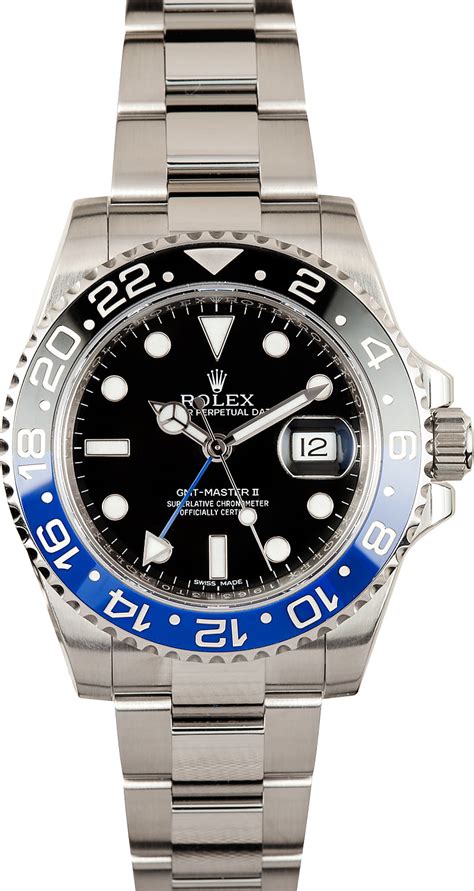 Originally gmt was an abbreviation for greenwich mean time. Buy Used Rolex GMT-Master 116710BLNR | Bob's Watches - Sku ...