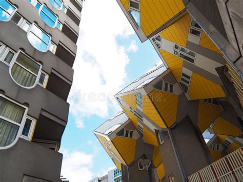 Cube Houses In Rotterdam Netherlands Stock Photo Image Of Design