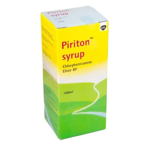 Piriton 2mg5ml Syrup 100ml Touchstone Pharmacy