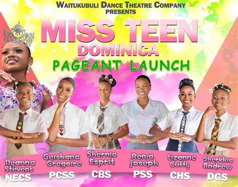 Miss Teen Dominica 2024 Launched Six Contestants Revealed Associates Times A Caribbean News