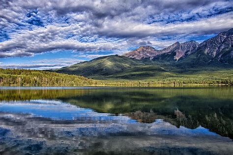 Lake Pyramid Jasper Canada Photograph By Greg Mclemore Fine Art America