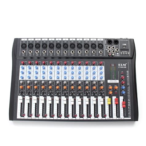 Ct 120s 12 Channel Professional Live Studio Audio Mixer Power Usb