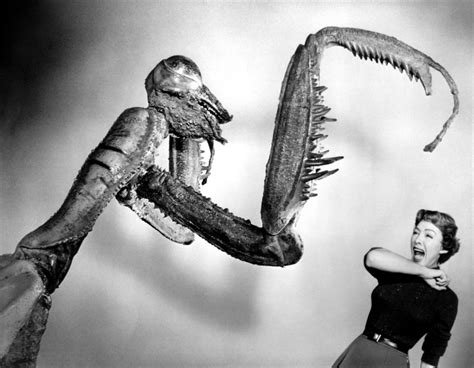 Publicity Still From ‘the Deadly Mantis 1957 Scary Movies B Movie