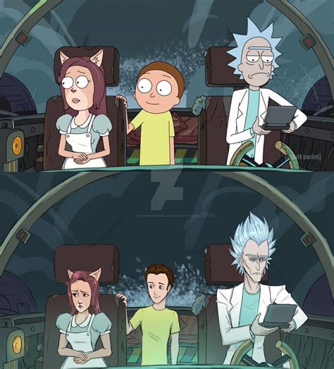 Rick and Morty screenshot redraw by certibbs on DeviantArt