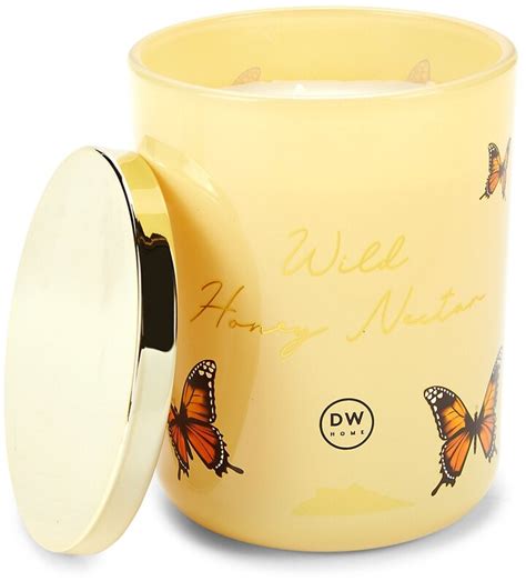 Dwhome Monarch Wild Honey Nectar Glass Candle With Lid Shopstyle