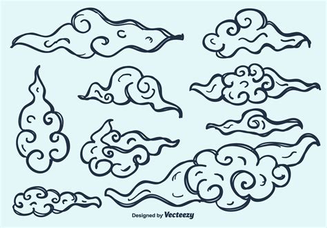 How To Draw Chinese Clouds At How To Draw