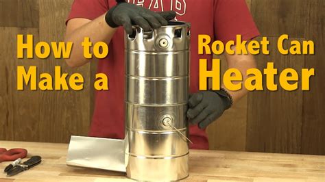 Making simple wood structure joints. How to Make a Rocket Can Heater | DIY Rocket Stove ...