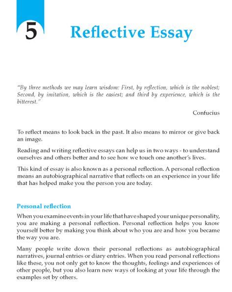 19 Reflective Essay Examples Ideas Reflective Essay Examples Essay