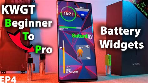 6 Unique Battery Widgets Kwgt Widgets Go From Beginner To Pro Ep4