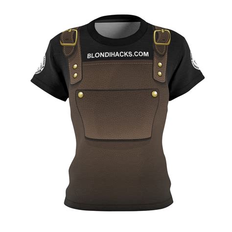 Download Mock Leather Apron Shirt (Women's) - Blondihacks