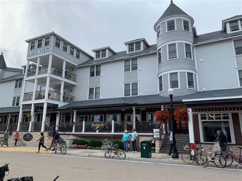 Enjoy sitting on the deck with views of lake huron and mackinac bridge, beach access available at our home across. Day Trip to Mackinac Island - OurUSAAdventures.com
