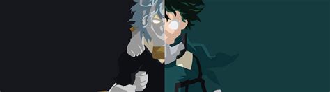 5120x1444 Resolution Tomura Shigaraki X Izuku Midoriya My Hero Academia