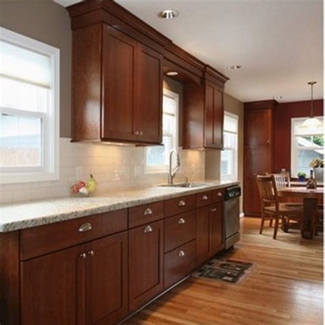 Kitchens With Cherry Cabinets And Granite Countertops Things In The