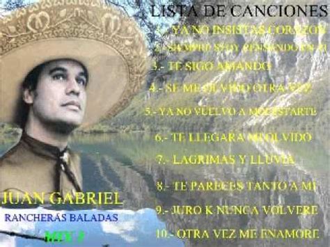 Just start typing to find music. JUAN GABRIEL RANCHERAS BALADAS MIX 1 | Baladas, Canciones, Lista de canciones