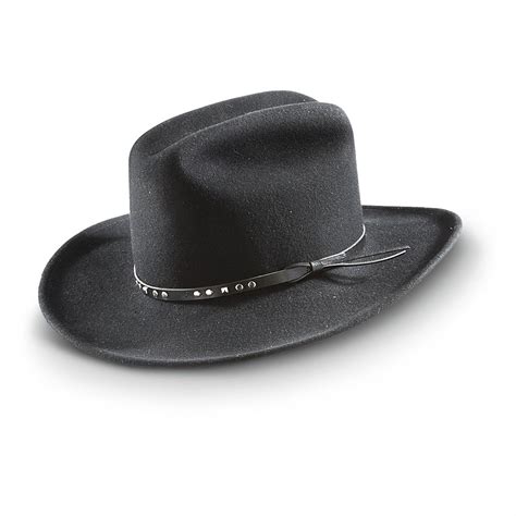 Bailey® Chisolm Lite Felt Cowboy Hat Black 421676 Hats And Caps At