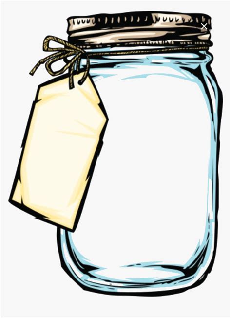 Hanging Mason Jar Clip Art