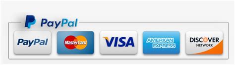 Paypal Acceptance Mark Major Credit Card Logos Png Transparent Png
