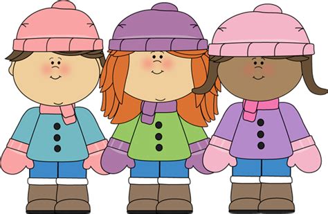 Winter Girl Friends Clip Art - Winter Girl Friends Image | Clip art, Winter girls, Kids clipart