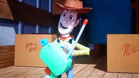Toy Story 1995 Scud Vs Woody Buzz Chase Scene Youtube