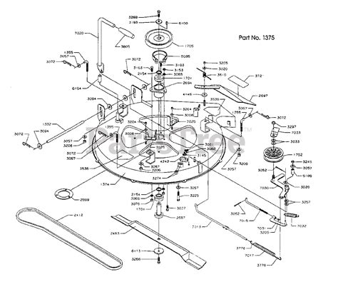 Dixon Ztr 304 Dixon Zero Turn Mower 1992 Mower Deck Assembly Parts Lookup With Diagrams