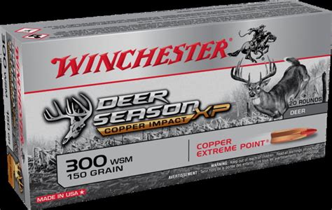 Winchester Deer Season Xp 300 Winchester Magnum 150 Grain Copper