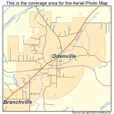 Aerial Photography Map Of Odenville Al Alabama