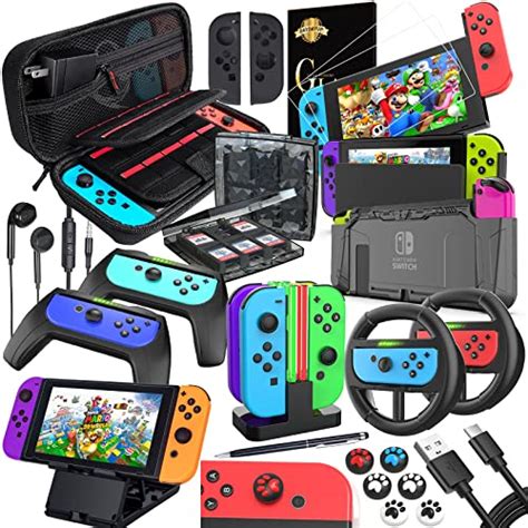 Switch Accessories Bundle Compatible With Nintendo Switch Kit With