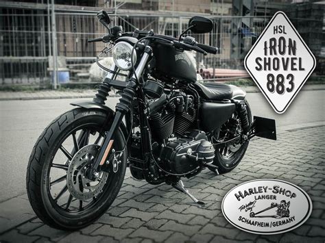 Harley davidson iron 883 is a cruiser bike available at a price of rs. Sportster Iron 883 Umbau Iron Shovel 883 Custombike durch ...
