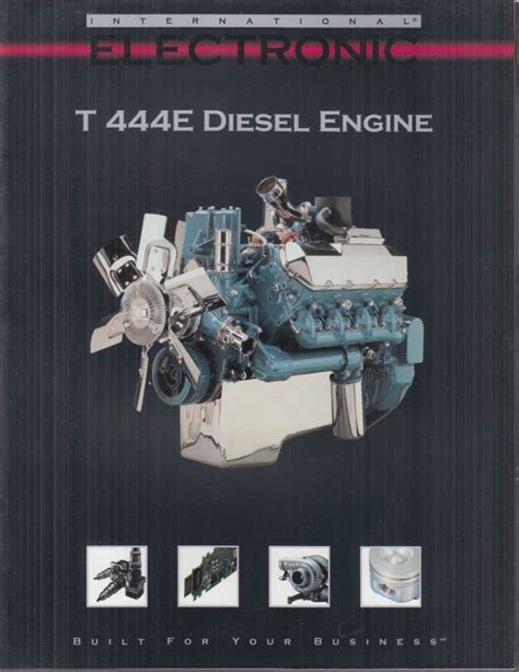 1994 International T 444e Electronic Diesel Engine Sales Brochure