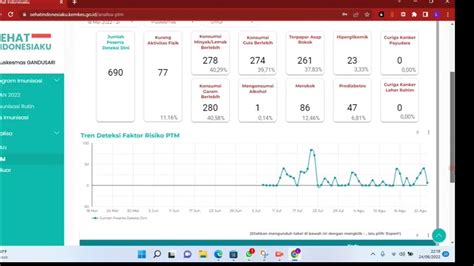 TAMPILAN DASHBOARD APLIKASI SEHAT INDONESIAKU SETELAH BERHASIL INPUT