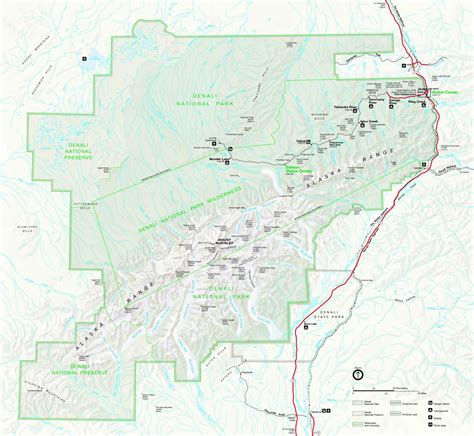 Denali National Park Map 98 Backwoods Lodge
