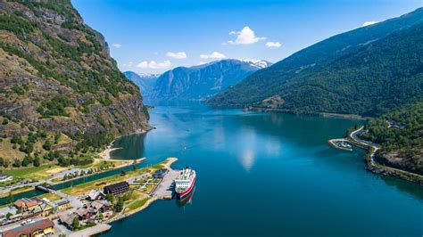Sognefjord Fjord Le Plus Célèbre De Norvège