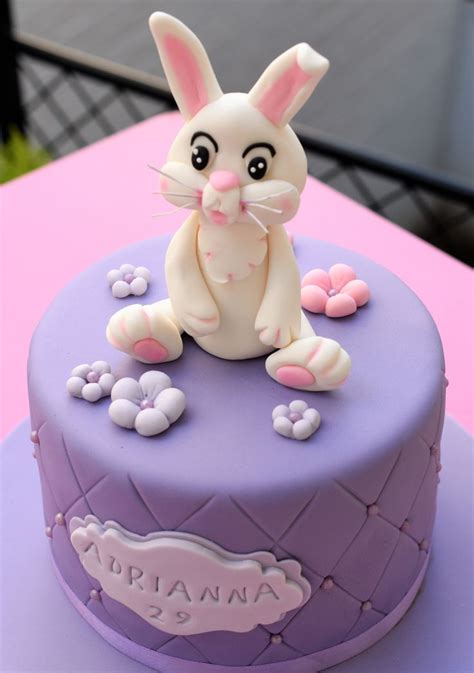 Bunny Birthday Cake From Patricia Creative Cakes Brussels Pastalar