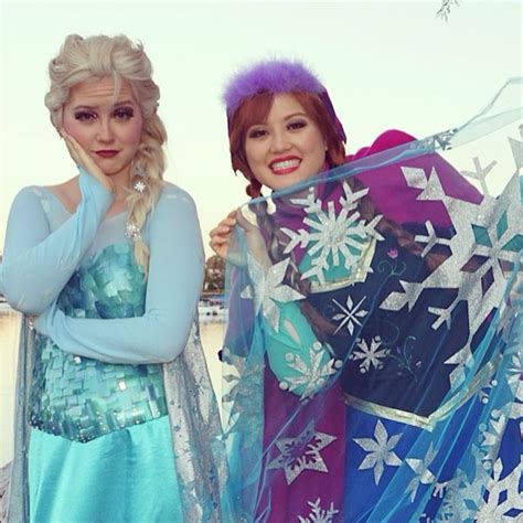 Elsa And Anna Cosplay Frozen Cosplay Disney Cosplay Cosplay