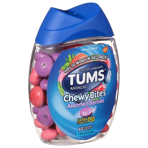 Tums Chewy Bites Assorted Berries Antacid Tablets Shop Digestion