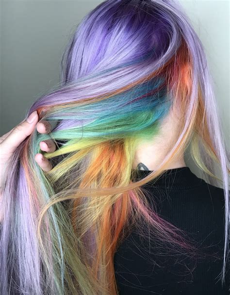 Pastel Rainbow Hair By Shannon At Southland Pastel Rainbow Hair