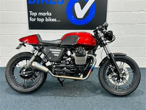 Moto Guzzi V Stone One Off Cafe Racer Build Low Miles Stunning