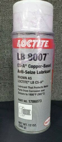 Loctite Lb 8007 C5 A Copper Based Anti Seize Lubricant~ Pn 1786073~ New