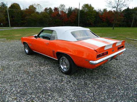 1969 Chevrolet Camaro Ss Hugger Orange Convertible X11 For Sale