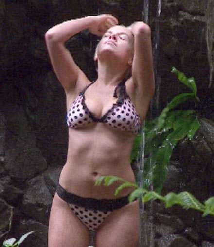 Kayla Collins Takes Bikini Shower On The Jungle Pictures And Video
