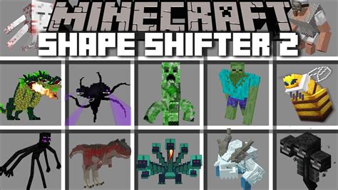 Minecraft Shape Shifting Morph Mod Morphing In To Bosses To Fight