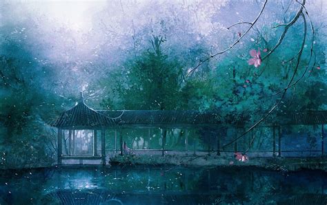 Save Follow Lan 🌸 Chinese Art Painting Landscape Art Chinese Art