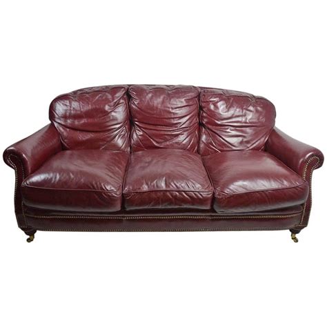 Classic Leather Sofa Couch Chairish