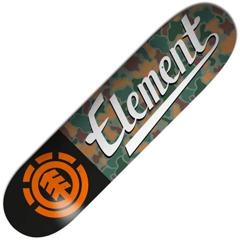 Element Skateboards Jungle Script Skateboard Deck 825 Skateboards